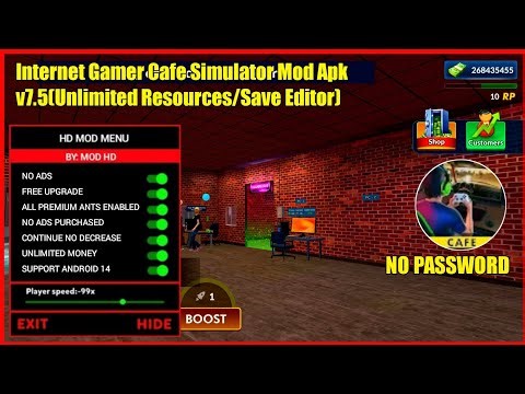 Internet Gamer Cafe Simulator Mod Apk Unlimited Money 2026 Download Game Gaming 2