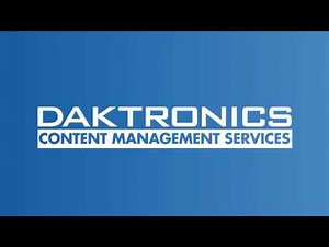 Content Management Service | Daktronics