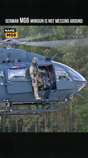 German MG6 Minigun is Not Messing Around
