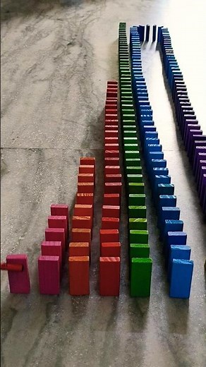 Satisfying 1 to 100 dominos falling| #games #dominopark #asmr #gameplay