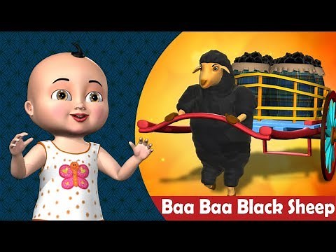 Baa Baa Black Sheep Nursery Rhyme - 3D Animation Rhymes & Songs for Children