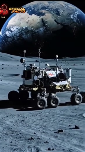 Lunar Rover on moon 🌕🌍#shorts #space #spaceexploration