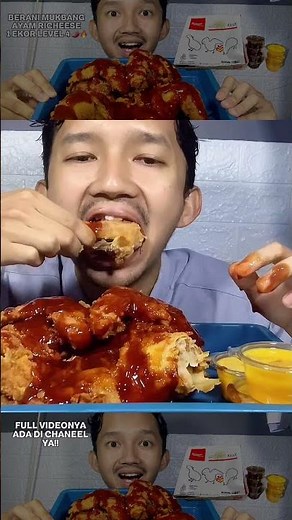 ayam richeese 1 ekor level 4 🔥 pedasnya di luar nalar !