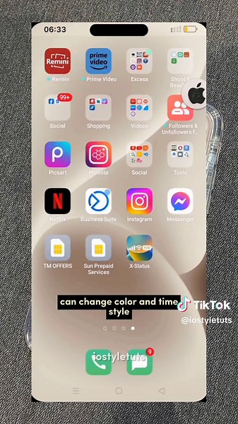iOS 16 Style Status Bar for Android with iOS 16/17 Notch