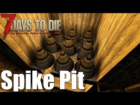 7 Days to Die - Zombie Spike Pit & Maintenance Tunnel