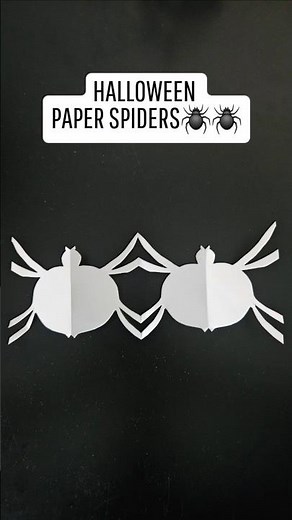 How to make paper spiders tutorial. Halloween content diy easy craft art ‪@OrigamiCraftsman‬