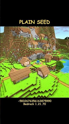🔥 Best Village Seed For Minecraft 1.21 Bedrock And PE | Seed Minecraft 1.21.70