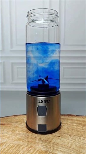 Water Tornado 🌪️💦 in Portable Blender #shorts #asmr #satisfying