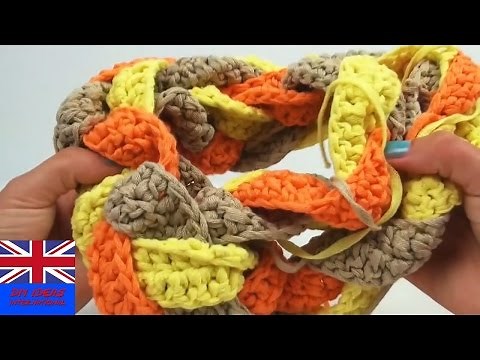 Tutorial handmade scarf- how to make a scarf with your hands