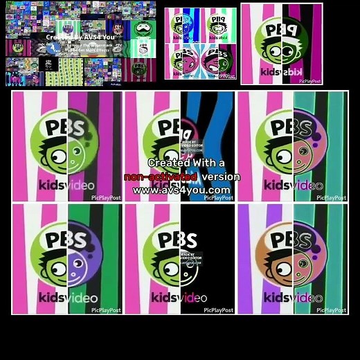 Too many PBS Kids Dash Logos in 9 Parsions