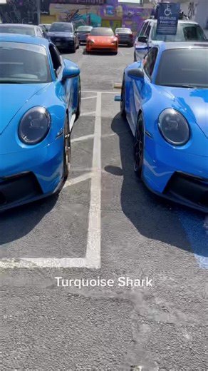 #992gt3 one is #sharkblue the other is #pts #blueturquoise which is which? 😅