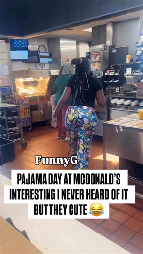 FunnyG.TV on Instagram: "Pajama day at McDonald’s is insane . #fyp #viralvideos #explorepage✨ #trending #viralpost❤️"