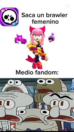 When Brawl Stars releases a female brawler #brawlstars #memes #viralshorts #shorts