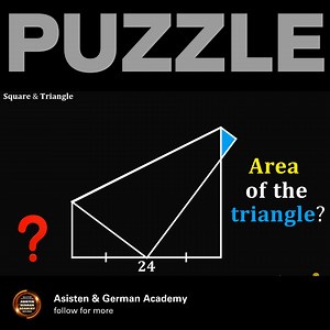 AREA OF TRIANGLE #maths | Asisten and German Academy