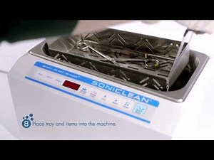 Soniclean Digital Benchtop Ultrasonic Cleaner Instructional Demo With Validation