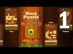 Wood Block Puzzle (QBLOCK) Gameplay Walkthrough Part 1 | Android Puzzle Game