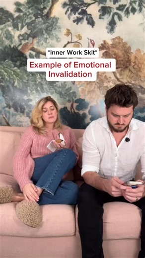 Mathew Micheletti & Ashley Cottrell on Instagram: "Emotional invalidation is when someone’s feelings, thoughts, or experiences are dismissed, ignored, judged, or minimized, instead of being acknowledged and understood. They use deflection, blame, stonewalling, minimizing etc.. to avoid facing your emotions - most likely because deep down they don't know how to face and process their own emotions. A big relationship issue we see come up is emotional invalidation during women's cycles. Hormonal ch