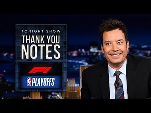 Thank You Notes: Video Podcasts, Pet Food Recall | The Tonight Show Starring Jimmy Fallon