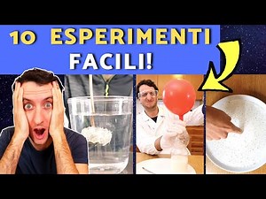10 ESPERIMENTI FACILI DA FARE IN CASA *scienza* #compilation