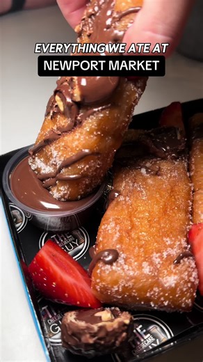 EVERYTHING WE ATE AT NEWPORT MARKET🏴󠁧󠁢󠁷󠁬󠁳󠁿 @Newport Market is one of our favourite spots when you can't decide what you want to eat. Italian? Sorted. Burgers? @Burger.boyzzz have you covered. Feeling a taco? The Bab Haus have the best! Their food court is open Wednesday to Sunday on a first come, first serve basis, with easy ordering via the QR coded tables. With 10 traders offering a huge variety of cuisines, it's safe to say you'll be spoilt for choose! Have you visited Newport Market? 