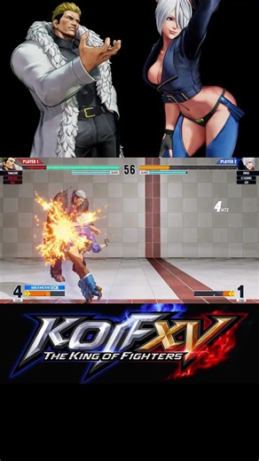 Yamazaki vs Angel Kof 15 Epic Fight #kof #duolon #angel #kof15 #kofxv #kofxvreplays #kofxvcombos