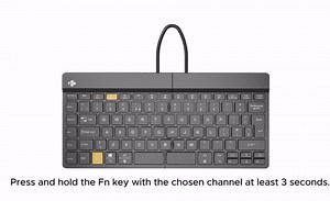 R-Go Split Keyboard, Scissors Mechanism, Anti Carpal Tunnel, 2 Part Ergonomic Design with Break Software, Ultra-Thin, QWERTY (US) Layout, Bluetooth 5.0, Compatible with Windows/MacOS, Black