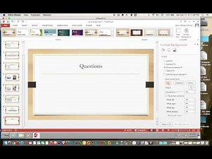 How to Format the Background of a Slide in PowerPoint