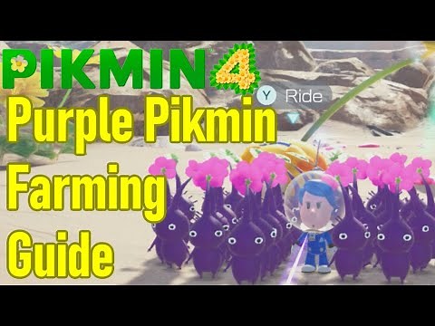 Pikmin 4 purple pikmin location and best farming spot, how to get more purple pikmin