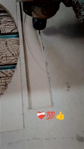 MDF 3D Round Design Cutting on CNC Router Machine | Amazing Wood CNC Process #woodcutting #cnc #yt