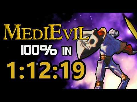 (WORLD RECORD) MediEvil - Speedrun | 100% in 1:12:19