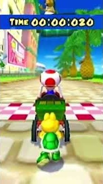 Mario Kart: Double Dash Time Trials Are WEIRD... #mariokart #mario #nintendo #gaming #shorts