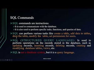 07 What is SQL and Types of Commands