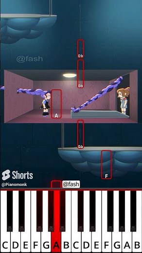 How to get out? | Poppy Playtime 5 Animation (@fash) - Octave Piano Tutorial