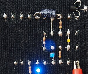 Knit a Working Circuit Board