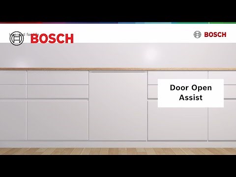 Bosch Dishwasher Features - Door Open Assist