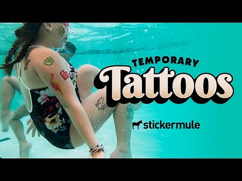 Create your own custom temporary tattoos at Sticker Mule!