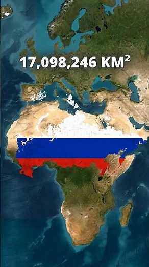 The Real Size of Countries | #country #history #geography