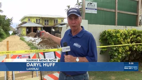 Worker killed, 2 injured after wall collapses in Lanikai