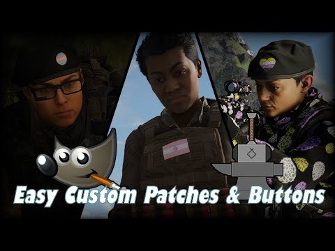 Creating Custom Patches & Buttons for Ghost Recon Breakpoint