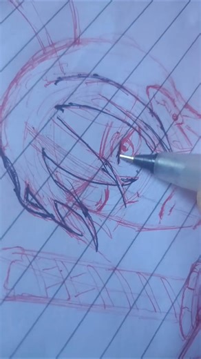 Drawing Aki Hayakawa’s KON Power #shorts #viral