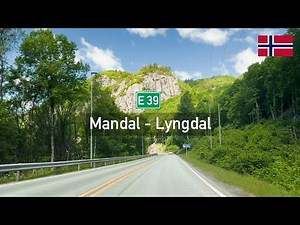 [4KHDR] Driving in Norway: E39 from Mandal to Lyngdal