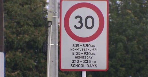 School speed signs slammed as too hard to read - and even wrong