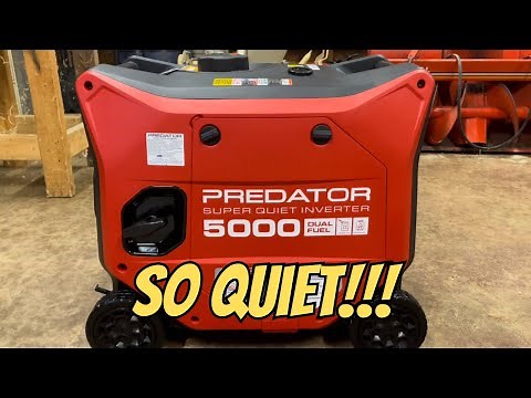 Predator 5000 watt dual fuel inverter generator unboxing and review!!!