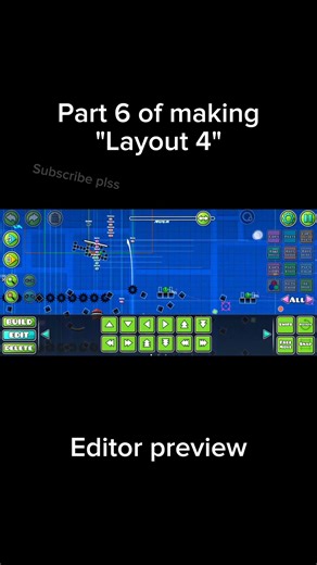 Part 6 of making "Layout 4" #geometrydash #layout #gd