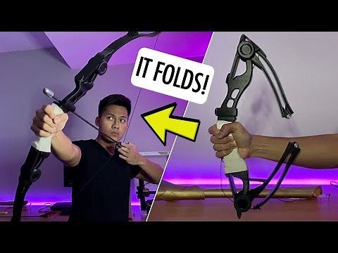 REAL Hawkeye Bow that actually FOLDS! (Collapsible) 3D Printed - How To