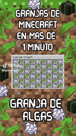 🪴🪴 GRANJA DE ALGAS SUPER EFICIENTE🪴 🪴 #minecraft #granjasminecraft #minecraftshorts #minecraftbuilds #minecraftpe #minecrafttutorial #minecraftbedrock #minecrafter
