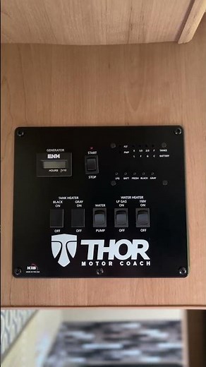 How to prime RV generator or check operation hours without starting