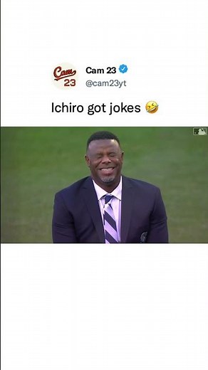 Ichiro got jokes.. 😂