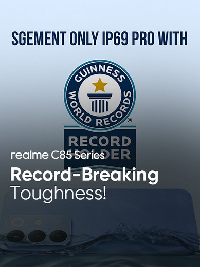 Introducing the Realme C85 Series: IP69 Pro Phone