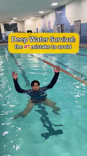 How to Stay Afloat in Deep Water: Back Float Method